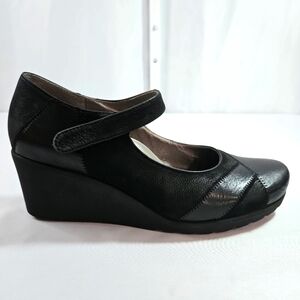 Abeo BIO System Black & Suede Leather Loafers  Size 8.5 N